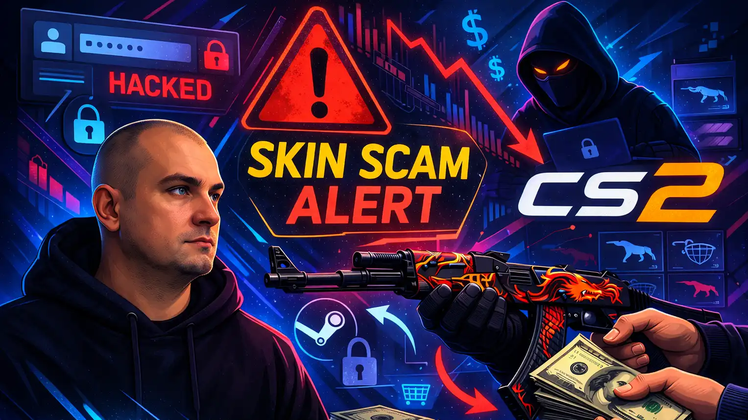 CS2 Skins Seen as Temporary Assets: OverDrive Cites Security Risks, Community Echoes Warning